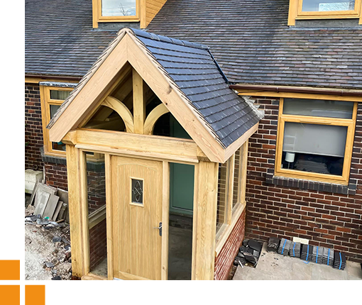 External Windows and doors, conservatories, garage doors, outdoor storage.